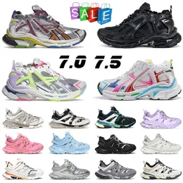 Biegacz 7 7.5 3 Buty designerskie Woman Track Runners Belcaaga Pink Orange White Barencigaa Gray Black Luksusowa marka Treakers Treakery Women Mens Buty Dhgate Com DH Gate