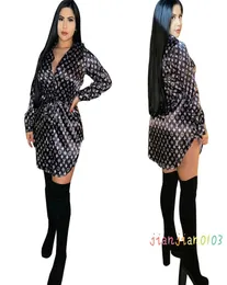 J2105 -Border 여자 2020 여성 패션 고급 폭발 모델 인쇄 캐주얼 셔츠 치마 스커트 8182073