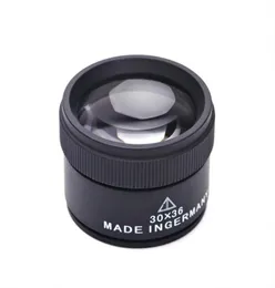 Черная 30 x 36 мм ювелирная оптика Loupes Magnifier Magnify Tool Стеклянная линза Loop Microscope Watch Tool269Y9169667