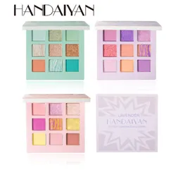 Handaiyan Eye Makeup Eyeshadow Pallete 9カラーシマー色素沈着したアイシャドウマキラージマットシマーアイシャドウパウダービューティー4980860