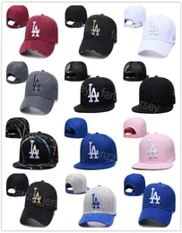 Chapéus de snapback feminino Letters de tampa esportiva respirável Capinho de beisebol ajustável Equipe Julio Urias Enrique Hernandez Trevor BA7134097