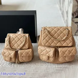 Vintage Designer 17/20cm plecak kawior Matelasse torebka mini torebka crossbody moneta luksusowa łańcuch klapy podróżne kobiety zakupy vcot