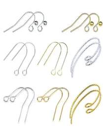 Epacket DHL Universal variety of pure copper colorpreserving electroplating hypoallergenic ear hooks GSEG09 jewelry accessories E2701692