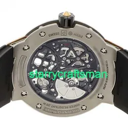 RM Luksusowe zegarki mechaniczne młyny RM033 Extra Pianto Auto Titanium Orologio Da Uomo RM033 Amti Sea STGT