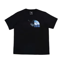 노스 티셔츠 페이스 디자이너 티 럭셔리 패션 편지 인쇄 남성 Tshirts 새로운 바다 조경 편지 라운드 목 풀 오버 통기성 짧은 슬리브 tshirt