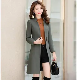 Women039s Wool Blends Design Design Slim Long Women Casats Basted Coat Casat Fashion Winter Clothes9429770
