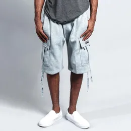 Shorts vintage di streetwear Shorts Mens Fashion Laceup Topches Pant Short Short For Man Summer Cashstring Shorts 240507