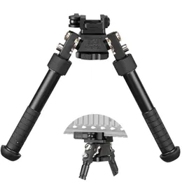 Kapsam Montajlar Aksesuarlar Taktik V8 Tripod Bipod 360 ﾰ Dönen Braket All-Metal 20mm Rail Sniper Teleskopik Av Mount Drop Deliv Ots7y