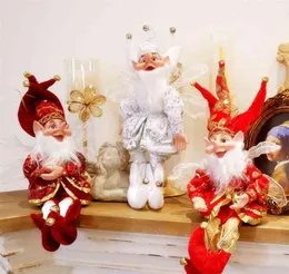 Abxmas Bebek Oyuncak Noel Kolye Süsler Dekor SH ayakta Dekorasyon Navidad Yıl Hediyeleri 210910736093