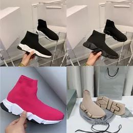 Scarpe calze di marca Triple S Dupe Designer Sneakers Women MENS Speeds Graffiti Bianco Berra Rosso BEIGE Pink Cursio Casualmente Scarpe casual Hacker Vintage Cooperate Cooperate