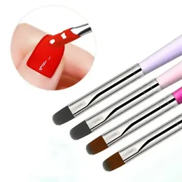 2024 Novo 1pcs Nails Art Brush Pen 3D Dicas Padrão fototerapia acrílica UV Extensão de extensão Builder Coating Pintura caneta DIY Toolsuv Toolsuv