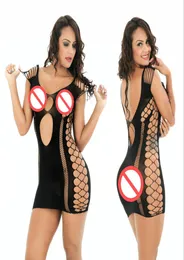 Seksi çoraplar erotik şerit büyük delik balık ağ iç çamaşırı lenceria babydoll Teddy Bodysuit elbise porno lateks grande taille f4152965