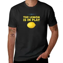 Herrtankstoppar kabintryck - den resande citronen är i spel t -shirt för en pojke plus storlek storlek sommar topp t skjortor män
