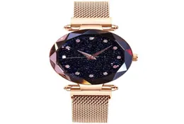 Нарученные часы Amxiu мода Milan Watch Bess Starry Sky Magnet Lazy for Girl Gift and Woman3904512