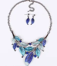 New Europe Party Party Jewelry Jewelry Set Women039S Colorful Drop Glaze Leadlaces with arocrings S999351808