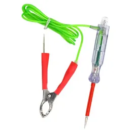 Automotive LED Circuit Tester 6-24V Test Light With Dual Probes 47 Inch Antifreeze Wire Alligator Clip For Testing