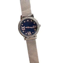 Luxury Women Watches Top Brand Designer Diamond Lady Watch Mesh Steel Strap 32mm Auto Datum Armbandsur Högkvalitativt kvinnors födelsedag Jul Mors dag gåva