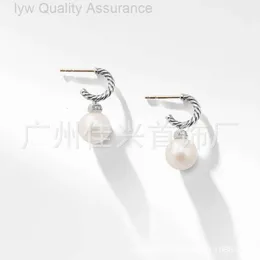 Luxury David Yurma Earring Designer Oreger per donna Orecchini Solari a forma di anello a forma di anello a forma di perla moissanite con filo abbottonato di moda David