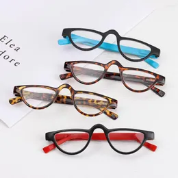 Sunglasses Cat Eye Reading Glasses Diopter 0- 3.5 HD Gradient Presbyopic Eyeglasses Portable Women Men Hyperopia Computer Goggles