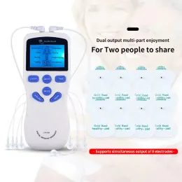 Produtos 8 Modos EMS Massageador de canal duplo Máquina Máquina Massagem corporal Massageador de músculos de corpo inteiro