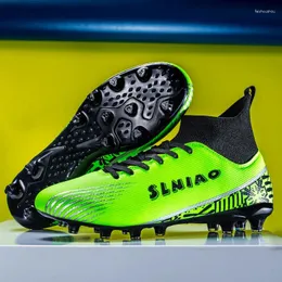 American Football Shoes High Top Mens Soccer Anti-Slip Spiked For Women 2024 Sport Turf Cleats Low Outdoor Sneakers