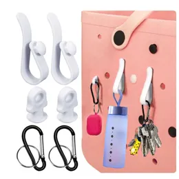 For Hooks Bogg 3Pcs Inserts Accessories Insert Charm Cup Connector Key Holder Compatible With Rubber Beach Totes Bag