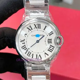 Cartre Luxury Top Designer Automatic Watches Flash Shot 36 6mm Blue Balloon Series Watch Quartz Neutral with Original Box
