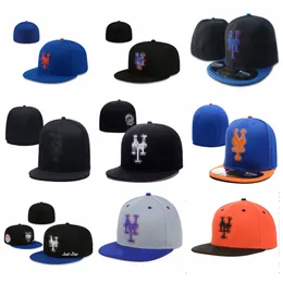 Mets- NY letter Baseball caps Sunscreen Men or Women Sport casquette bone aba reta Full Closed Fitted Hats