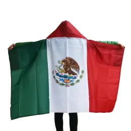 Accessoires Mexico National Flag Cape Body Flag Banner Neue 3x5ft Polyester -Fans Flagge Cape Custom Flag