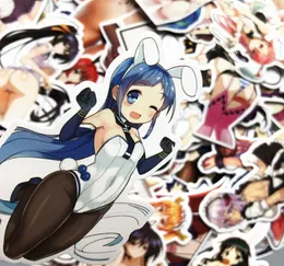 70pcs Bunny Hentai Meisje pinup anime ملصقات ملصقات koffer المحمول vrachtwagen waterdichte auto sticker d4ss5725678
