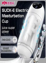 NXY Sex Men Masturbators intelligente automatische männliche Masturbationstasse -Clip -Saughelf -Vibration 10 Modi Schalten Touchscreen -Taste 9098930