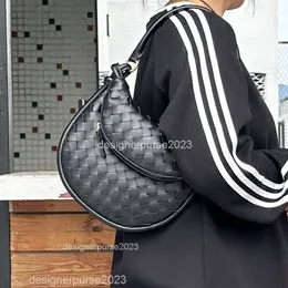 Gemelli Leather Straight Designer New Fashion Trendy Bag Shoulder Handbags Handwoven Women Underarm Handheld Wrist Purse Women's Bags O6DD