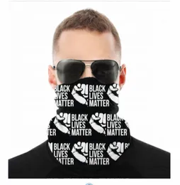 BLM Black Lives Matter Bezproblemowy gaiter tarcza szalik chuda maski maski ochrony UV dla motocyklowych jazdy na rowerach jazdy he1873414