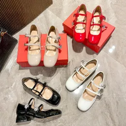 Tasarımcı Vivier Bale Ayakkabı Elmas Düğme Topuklar Nitelik Kadın Buket Kırmızı Elbise Pompalar Çivili Dipler Bayanlar Kadın Elbise Yüksek Topuklular Premium Beyaz Elbise Ayakkabı