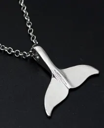Whale Alloy Whale Tail Pendant Symbol Orcinus Orca Beluga Marine Moby Dick Killer Lucky Fluke Necklace9875573