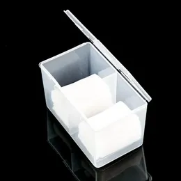 2024 neue neue tragbare Aufbewahrungsbox Nagel Accessoires Wischwattepads Tupferstangen Container Case Nail Art Toos Organisation Accessoire