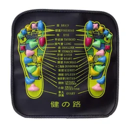 Healthy Chinese Reflexology Walk Stone Foot Leg Pad Pain Relief Walk Massager Mat Healthcare Acupressure Mat massageador 240426