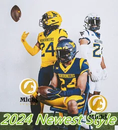 2024 Football Jersey CJ Donaldson Jr. Taurus Simmons Victor Wikstrom Treylan Davis Jalen Thornton 50 Brandon Yates College Jerseys 사용자 정의 스티치