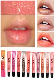 Professionellt SR -märke Lip Make Up Diamond Glitter Waterproof Lipgloss långvarig fuktighetskräm Shimmer Nude Lipstick Liquid Makeup7399003