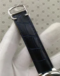 Fashion Blue Leather Strap For Watch 42mm Inkludera inte CLASP vänligen kontakta oss innan du beställer2211221