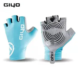 Giyo Cycling Halfing Finger Rękawiczki łamanie wiatru przeciw wsuwaniu rowerów rękawiczki wyścigowe cykl drogowy MTB Rower Glove 2206249826868