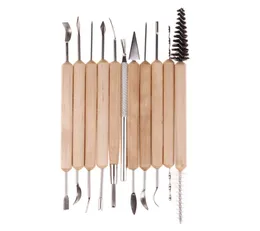 11pcs Wood Working Tools Clay Sculpting Set Wax Wood Carving Tools Pottery Shapers Polymer Modeling Hand Tools3974397