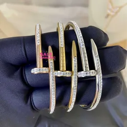 Designer fashionabla och charmiga designers fulla diamantspik 18k guldarmband högkvalitativa ZDS2 9EX9