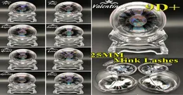 Novo estilo 25mm cílios de vison 3d fios cruzados crueldade Crueldade de alto volume chicote de vison cílios dramáticos macios 17 styles4052911