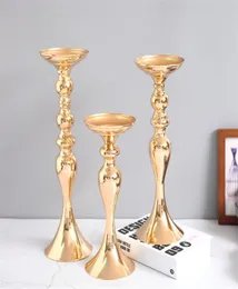 SML Mermaid Candle Holders Wedding Wedding Props Guide Silver Gold Metal Candlestick Europeanings for Home Decora8544755