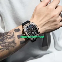 RM luksusowe zegarki mechaniczne młynie Johnson zegarek męski zegarek mechaniczny Męsą świąteczną koncepcję menu mechanicznego TRITUM GAS MENS WACH