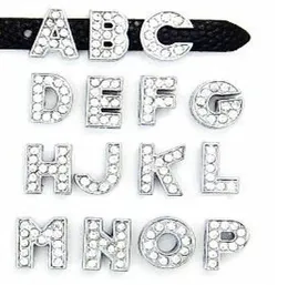 8MM Full Rhinestone Slide Letters quotUZ Can Choose Each Letterquot 20PCSlot For DIY Phone Strips Key Chains4789528