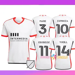 2024 SAN JoSe EarthquakES Soccer Jerseys YUEILL ESPINOZA Kids Kit Man 23/24 GRUEZO MARIE PELLEGRINO EBOBISSE RODRIGUES Football Shirts Away Men's Uniform