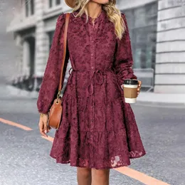 Casual Dresses Women'S Elegant Outfits Spring Fashion Long Sleeved Border Dress Vestidos Femenino