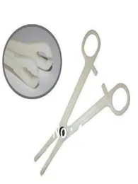 Wholeop50 PCS Tek Kullanımlık Piercing Forseps Kelepçe Sterilize Delme Araçları 3949393